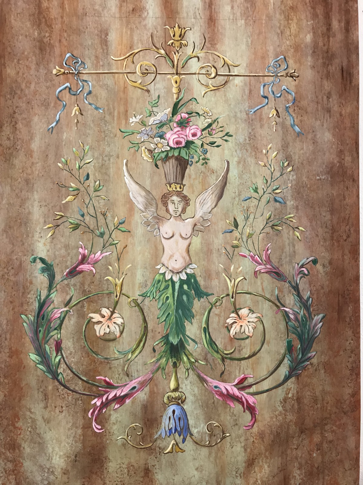 ornementation sur toile