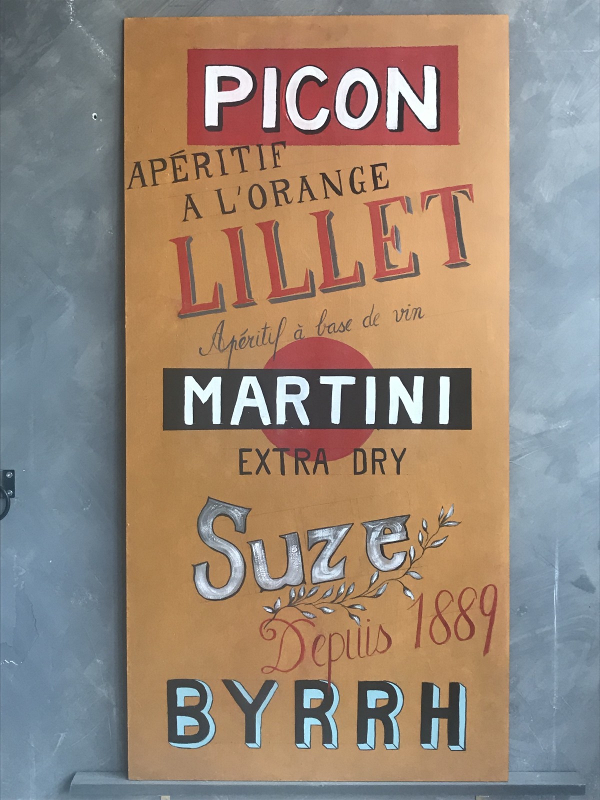 Panneau vieilles pub